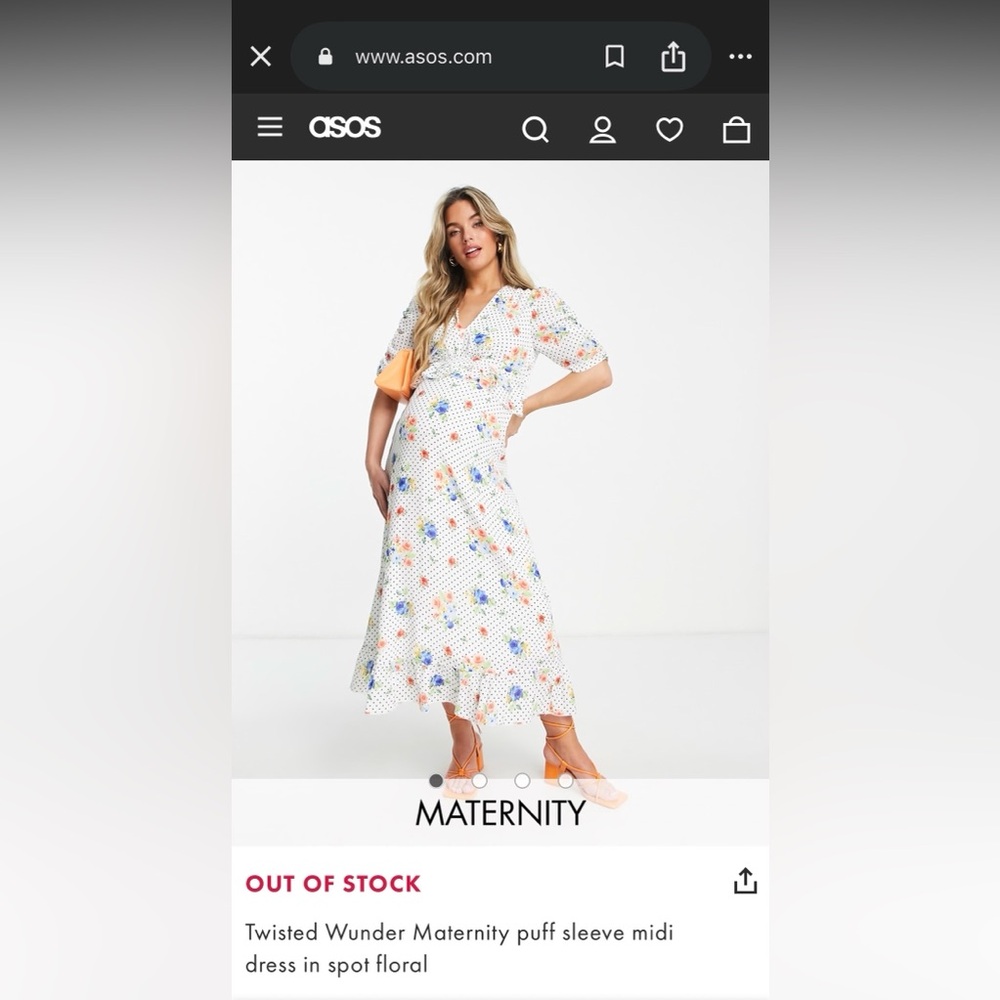 Dress - Maternity Dress, Twisted Wunder from ASOS